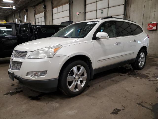 1GNKRLED2BJ114632 - 2011 CHEVROLET TRAVERSE LTZ WHITE photo 1