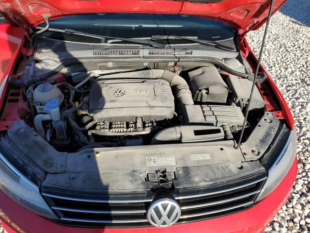 3VWD17AJ5FM235902 - 2015 VOLKSWAGEN JETTA SE RED photo 11