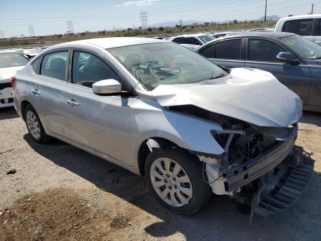 3N1AB7AP9JY328885 - 2018 NISSAN SENTRA S SILVER photo 4