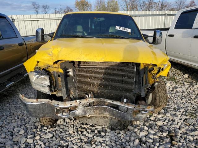 1FTWW31P26EA22874 - 2006 FORD F350 SRW SUPER DUTY YELLOW photo 5