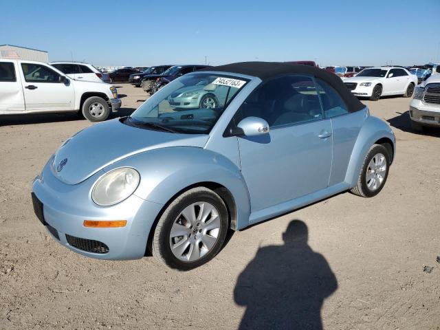 3VWRF31Y79M409843 - 2009 VOLKSWAGEN NEW BEETLE S BLUE photo 1