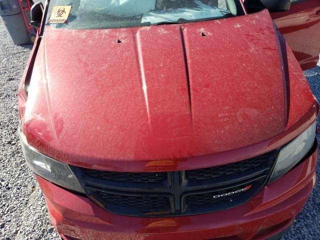 3C4PDCAB6JT446890 - 2018 DODGE JOURNEY SE RED photo 11