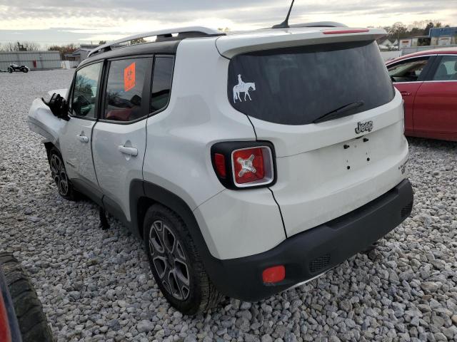 ZACCJADT7FPC18119 - 2015 JEEP RENEGADE LIMITED WHITE photo 2