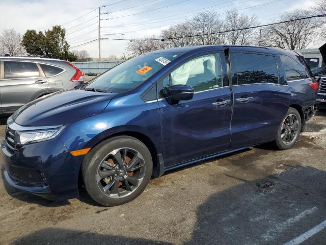 5FNRL6H99NB043443 - 2022 HONDA ODYSSEY ELITE Կապույտ լուսանկար 1