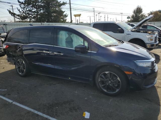 5FNRL6H99NB043443 - 2022 HONDA ODYSSEY ELITE Կապույտ լուսանկար 4