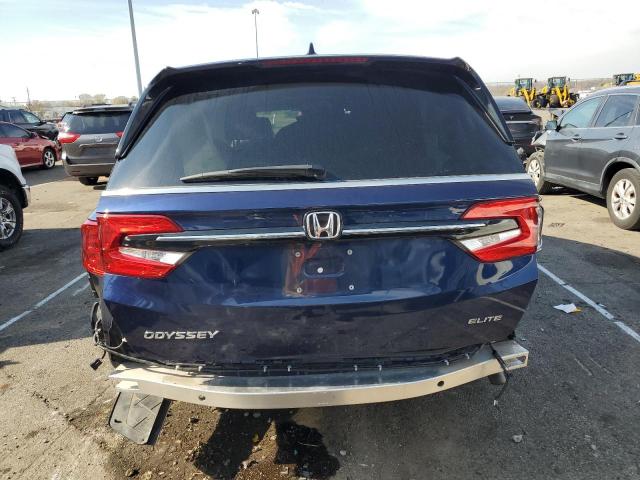 5FNRL6H99NB043443 - 2022 HONDA ODYSSEY ELITE BLUE photo 6