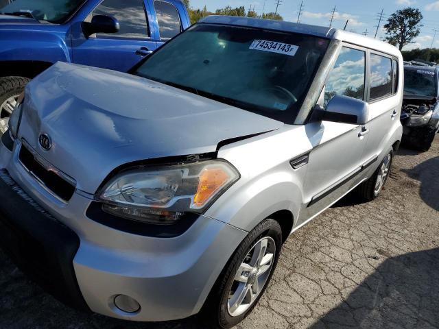 KNDJT2A26B7312602 - 2011 KIA SOUL + SILVER photo 1