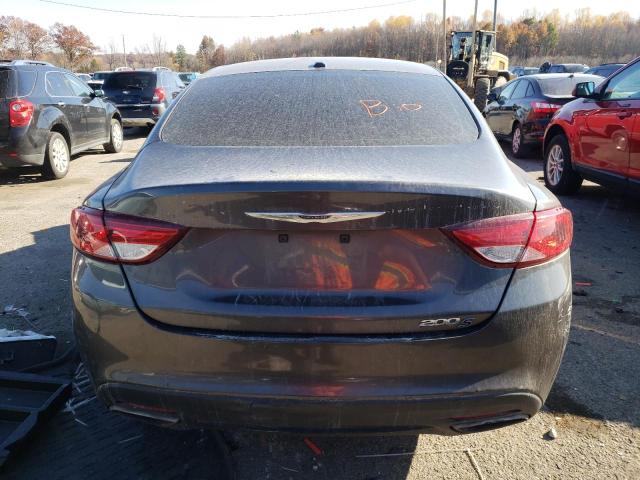 1C3CCCBB1FN716006 - 2015 CHRYSLER 200 S GRAY photo 6