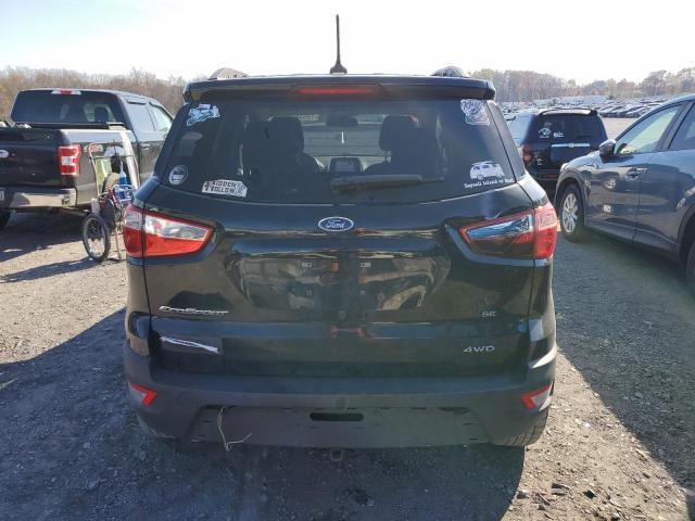 MAJ6P1UL7JC244900 - 2018 FORD ECOSPORT SE BLACK photo 6