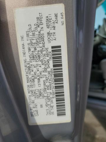 5TBRT341X2S275984 - 2002 TOYOTA TUNDRA ACCESS CAB თაფლისფერი ფოტო 12