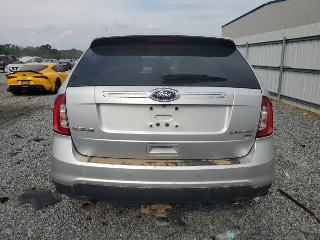 2FMDK4KCXDBA06642 - 2013 FORD EDGE LIMITED SILVER photo 6