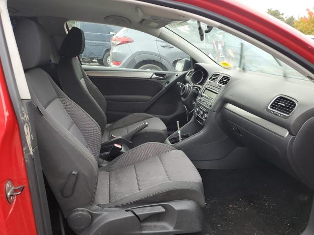 WVWAA7AJ6BW027821 - 2011 VOLKSWAGEN GOLF RED photo 10