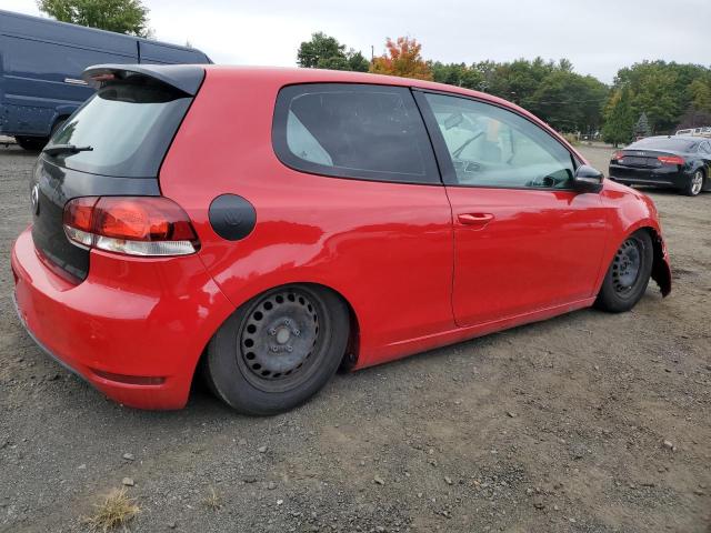 WVWAA7AJ6BW027821 - 2011 VOLKSWAGEN GOLF RED photo 3