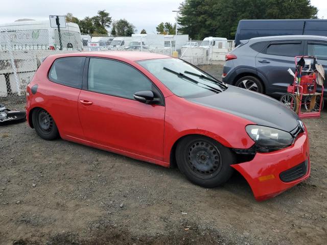 WVWAA7AJ6BW027821 - 2011 VOLKSWAGEN GOLF RED photo 4