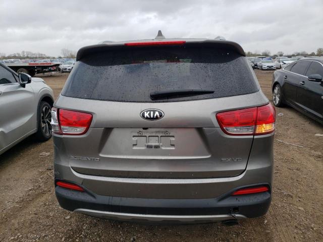 5XYPHDA52GG088014 - 2016 KIA SORENTO EX GRAY photo 6