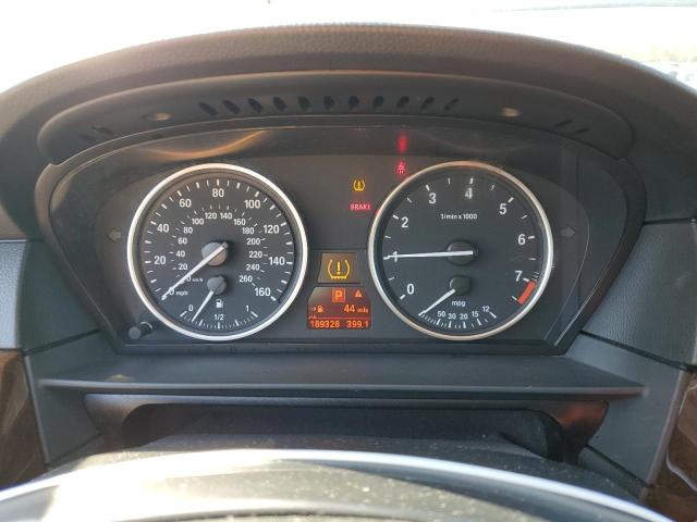 WBANV1C59AC158760 - 2010 BMW 5 SERIES XI SILVER photo 9