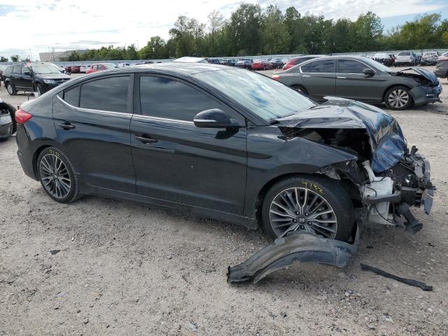 KMHD04LB7JU683942 - 2018 HYUNDAI ELANTRA SPORT BLACK photo 4