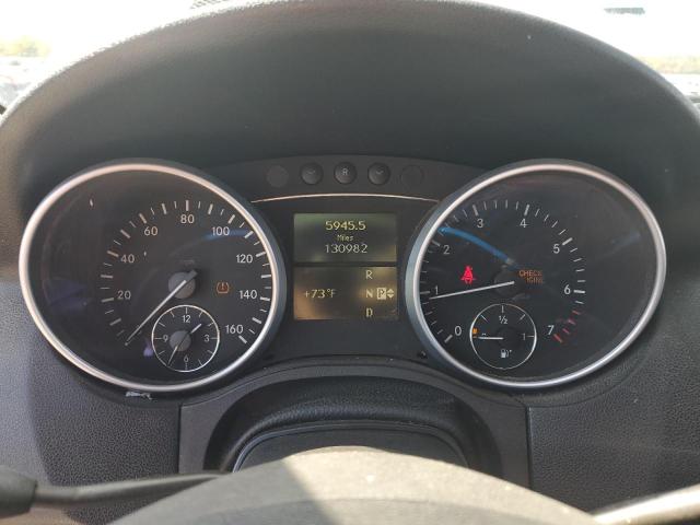 4JGBB8GB8AA603682 - 2010 MERCEDES-BENZ ML 350 4MATIC WHITE photo 9