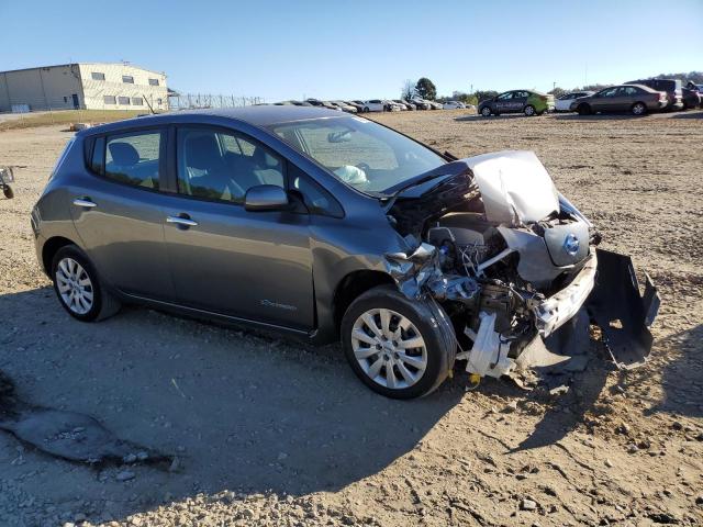 1N4AZ0CPXFC327327 - 2015 NISSAN LEAF S GRAY photo 4