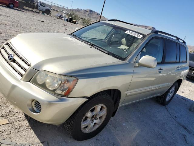 JTEGF21A330114901 - 2003 TOYOTA HIGHLANDER LIMITED BEIGE photo 1