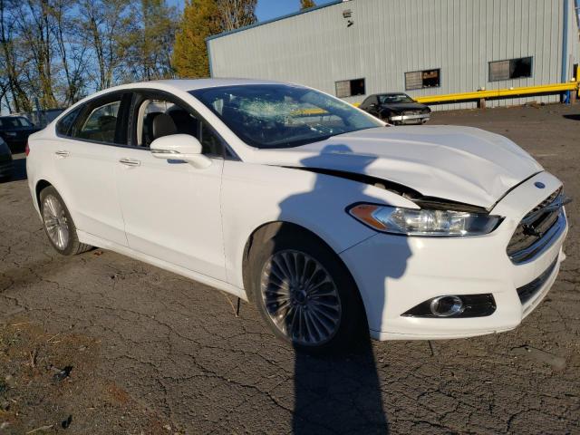 3FA6P0K98ER344299 - 2014 FORD FUSION TITANIUM WHITE photo 4