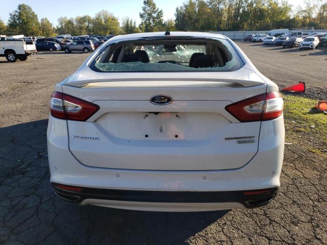 3FA6P0K98ER344299 - 2014 FORD FUSION TITANIUM WHITE photo 6