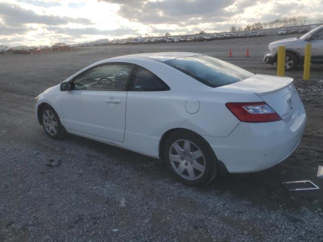 2HGFG12869H538257 - 2009 HONDA CIVIC EX WHITE photo 2