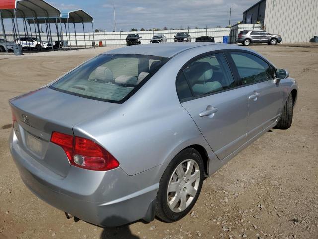 2HGFA16578H328217 - 2008 HONDA CIVIC LX BLUE photo 3