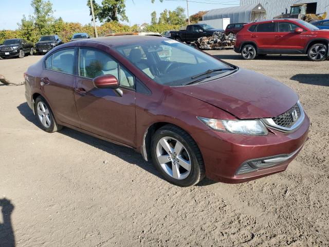 2HGFB2F43EH039633 - 2014 HONDA CIVIC LX RED photo 4