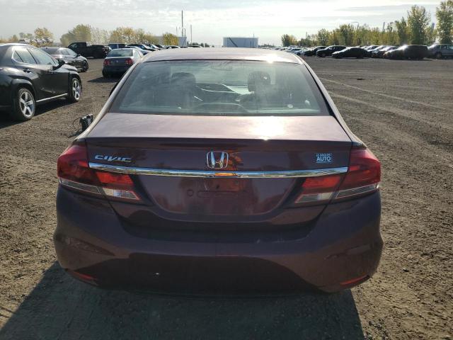 2HGFB2F43EH039633 - 2014 HONDA CIVIC LX RED photo 6