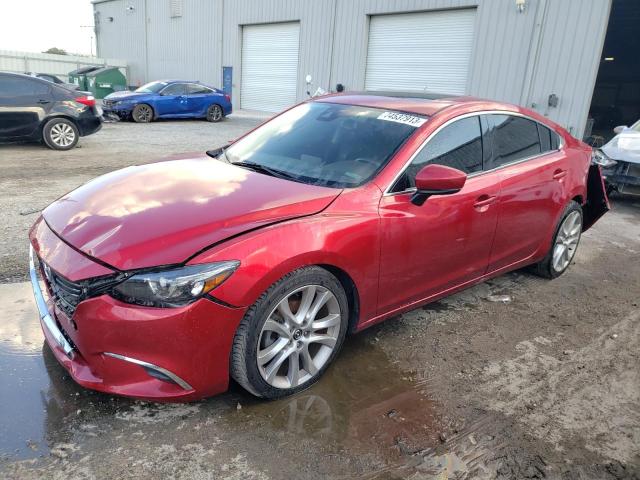 JM1GL1V55H1111990 - 2017 MAZDA 6 TOURING RED photo 1