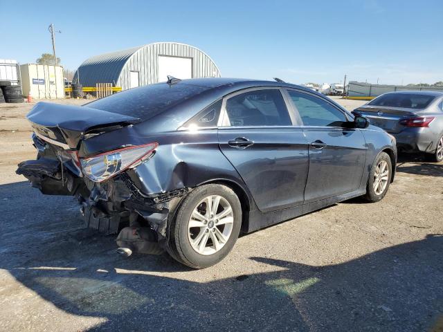 5NPEB4AC3EH888107 - 2014 HYUNDAI SONATA GLS BLUE photo 3