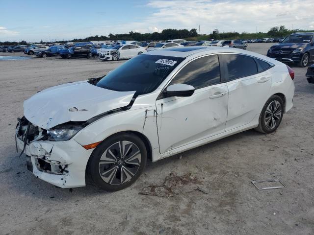 JHMFC1F74JX035613 - 2018 HONDA CIVIC EXL თეთრი ფოტო 1