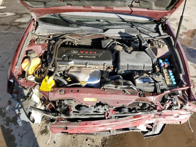 JTDBE32K240273666 - 2004 TOYOTA CAMRY LE BURGUNDY photo 11