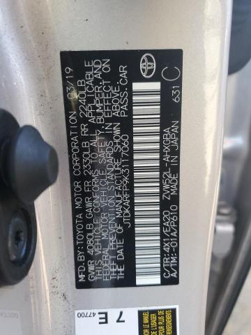 JTDKARFP9K3117060 - 2019 TOYOTA PRIUS PRIM ვერცხლისფერი ფოტო 12