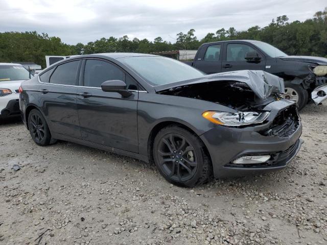 3FA6P0HD4JR267310 - 2018 FORD FUSION SE CHARCOAL photo 4