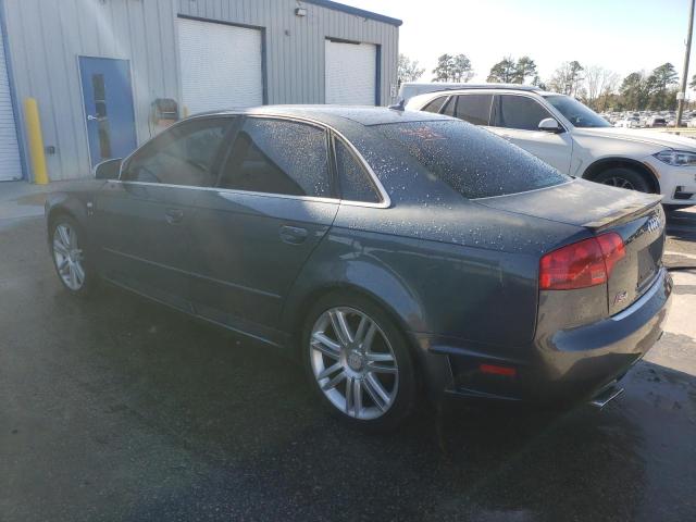 WAUGL78E37A131651 - 2007 AUDI NEW S4 QUATTRO GRAY photo 2