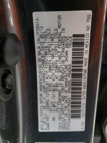 3TMJU4GNXCM135943 - 2012 TOYOTA TACOMA DOUBLE CAB PRERUNNER GRAY photo 12