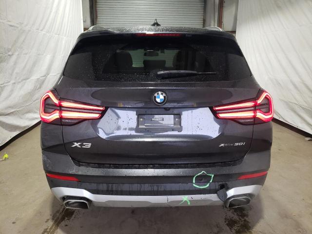 WBX57DP04NN154545 - 2022 BMW X3 XDRIVE30I BLACK photo 6