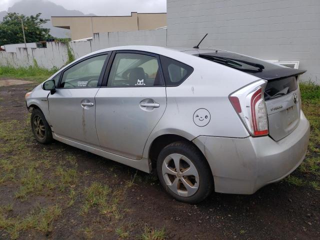 JTDKN3DU1E0360569 - 2014 TOYOTA PRIUS SILVER photo 2