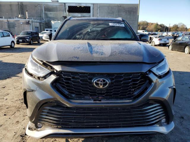 5TDJZRAH2NS093238 - 2022 TOYOTA HIGHLANDER XSE GRAY photo 5