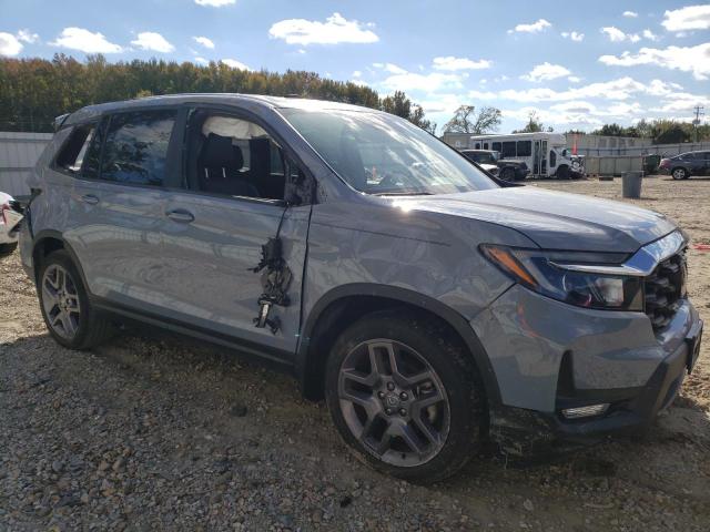 5FNYF7H57NB000211 - 2022 HONDA PASSPORT EXL BLUE photo 4