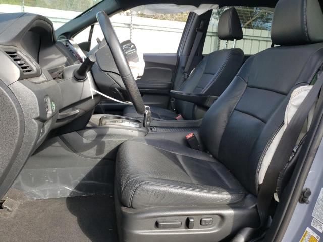 5FNYF7H57NB000211 - 2022 HONDA PASSPORT EXL BLUE photo 7