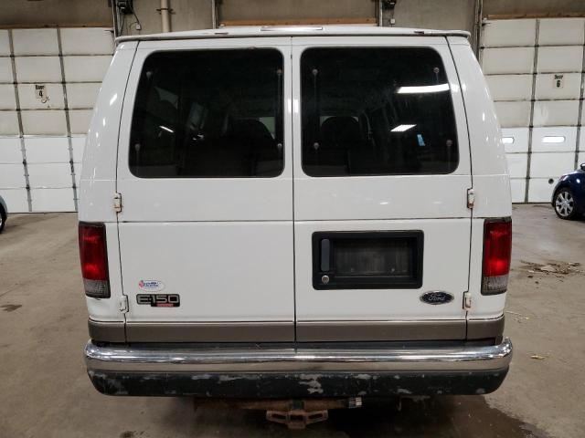 1FMRE11L33HA30702 - 2003 FORD ECONOLINE E150 WAGON WHITE photo 6