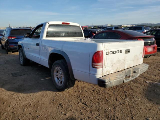 1B7FL16X02S536224 - 2002 DODGE DAKOTA BASE WHITE photo 2