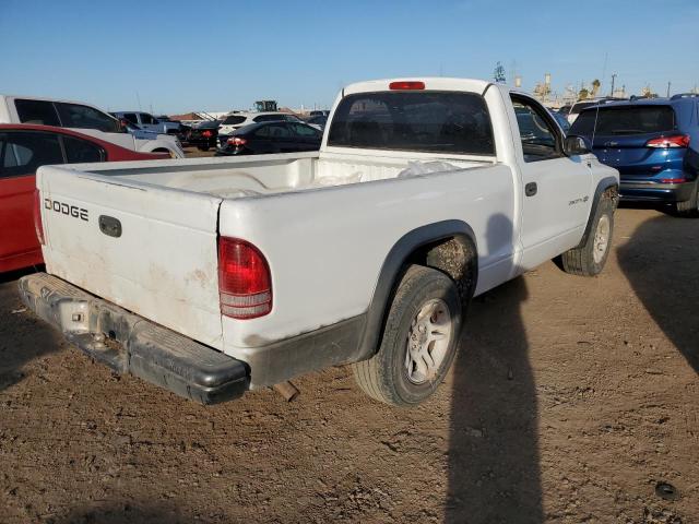 1B7FL16X02S536224 - 2002 DODGE DAKOTA BASE WHITE photo 3