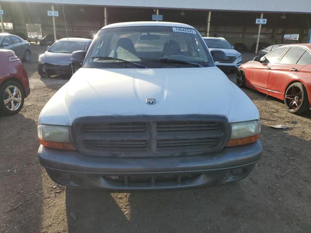 1B7FL16X02S536224 - 2002 DODGE DAKOTA BASE WHITE photo 5