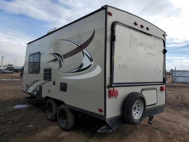 4YDT1712XHT412579 - 2017 KEYSTONE PASSPORT BROWN photo 3