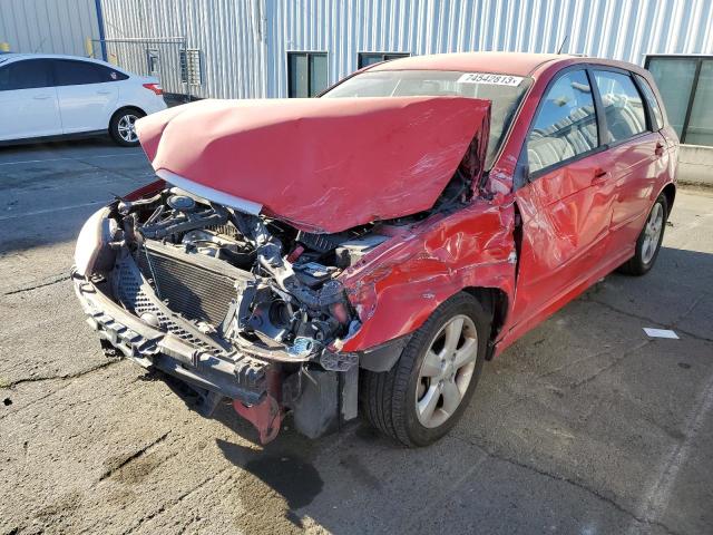 KNAFE161385011121 - 2008 KIA SPECTRA5 5 SX RED photo 1