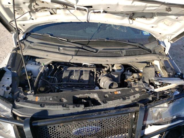 1FM5K8AR2JGA99971 - 2018 FORD EXPLORER POLICE INTERCEPTOR WHITE photo 12